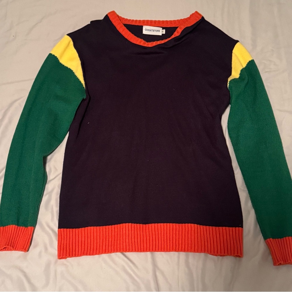 Colorblock Crewneck Sweatshirt